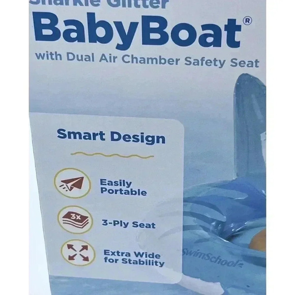 Swim School 16-18 Months Baby Boat Level 1 Sharkie Glitter. New in Box - Picture 6 of 15